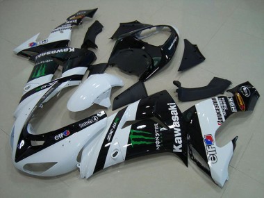 Carénage Kawasaki ZX10R 06-07 - Blanc Monster en Ligne