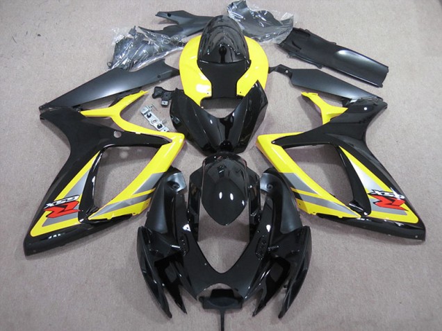 Carénage Suzuki GSXR 600 K6 06-07 - Noir Jaune