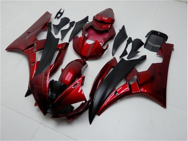 Carénages Yamaha R6 06-07 - Rouge Noir Carénages Yamaha R6 06-07 - Rouge Noir