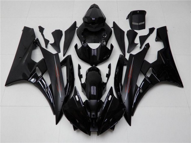 Carénage Yamaha R6 06-07 - Brillant Noir Mat Carénage Yamaha R6 06-07 - Brillant Noir Mat
