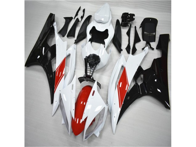 Carénage Yamaha R6 06-07 - Rouge Blanc Noir Carénage Yamaha R6 06-07 - Rouge Blanc Noir