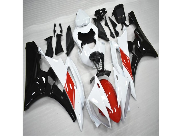 Carénage Yamaha R6 06-07 - Rouge Blanc Noir Carénage Yamaha R6 06-07 - Rouge Blanc Noir