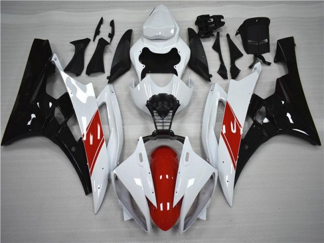Carénage Yamaha R6 06-07 - Rouge Blanc Noir Carénage Yamaha R6 06-07 - Rouge Blanc Noir