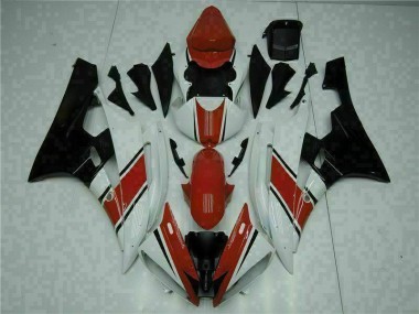 Kit Carénages Yamaha R6 06-07 - Rouge Blanc en Ligne