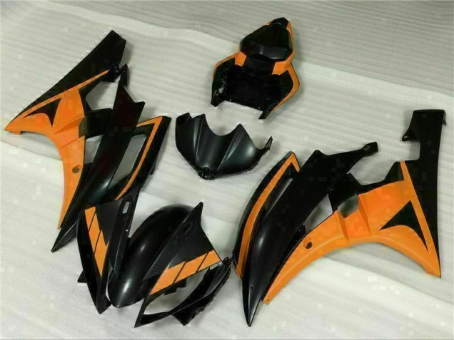 Carénage Yamaha R6 06-07 - Noir Orange Carénage Yamaha R6 06-07 - Noir Orange