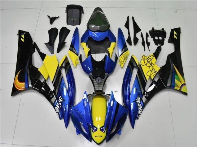 Carénage Yamaha R6 06-07 - Bleu Requin Carénage Yamaha R6 06-07 - Bleu Requin