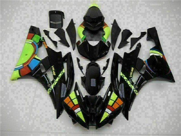 Kit Carénages Yamaha R6 06-07 - Noir Kit Carénages Yamaha R6 06-07 - Noir