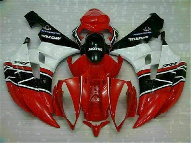 Carénage de Rechange Yamaha R6 06-07 - Rouge Blanc en Ligne