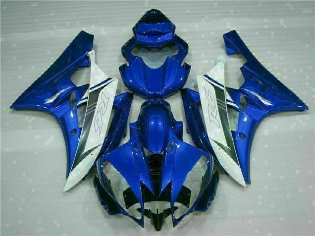 Carénages Yamaha R6 06-07 - Bleu Blanc Carénages Yamaha R6 06-07 - Bleu Blanc