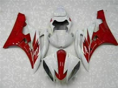 Carrosserie Yamaha R6 06-07 - Rouge Blanc en Ligne