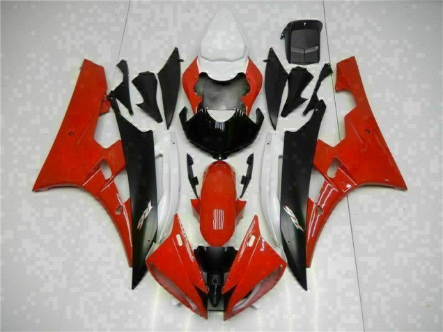 Carénage Yamaha R6 06-07 - Rouge Noir Carénage Yamaha R6 06-07 - Rouge Noir