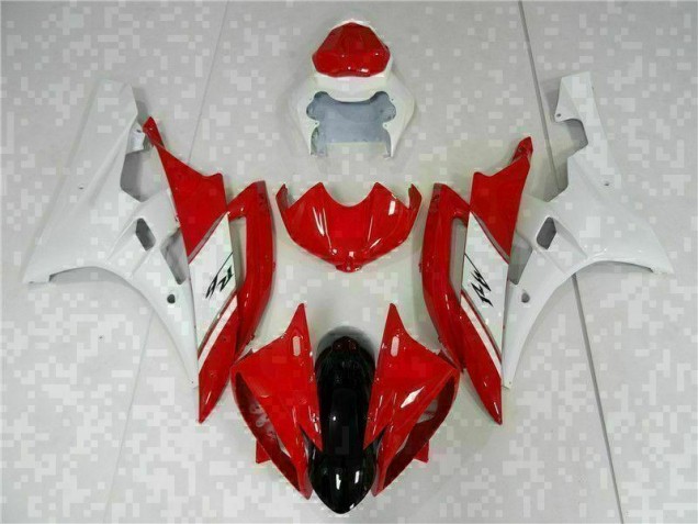 Kit Carénages Complet Yamaha R6 06-07 - Rouge Blanc Kit Carénages Complet Yamaha R6 06-07 - Rouge Blanc