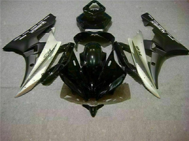Carrosserie Yamaha R6 06-07 - Argent Noir Carrosserie Yamaha R6 06-07 - Argent Noir