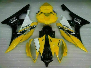 Carénages Yamaha R6 06-07 - Jaune Noir en Ligne