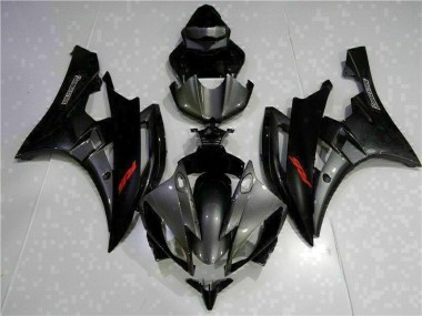 Carénages Yamaha R6 06-07 - Gris Noir en Ligne