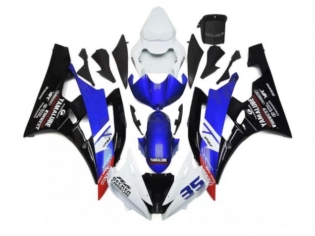 Kit Carénages Complet Yamaha R6 06-07 - Bleu Blanc Kit Carénages Complet Yamaha R6 06-07 - Bleu Blanc