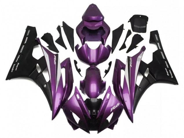 Carénage Yamaha R6 06-07 - Violet Noir Carénage Yamaha R6 06-07 - Violet Noir