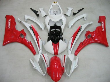 Carénage Yamaha R6 06-07 - Blanc Rouge Michelin en Ligne