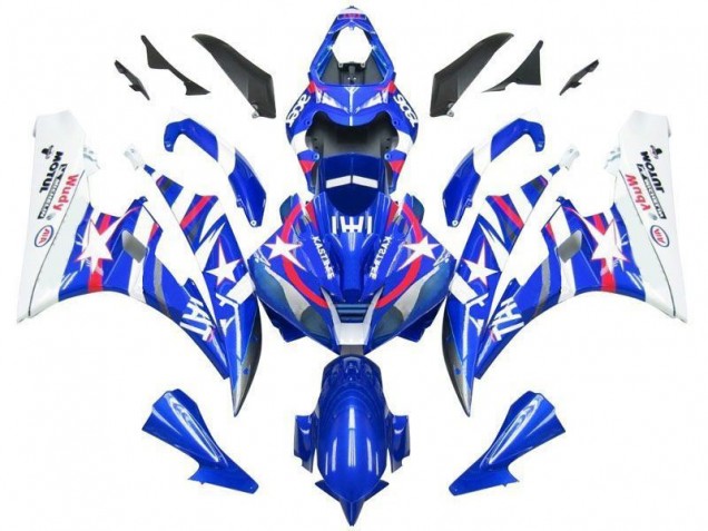 Carénage Yamaha R6 06-07 - Bleu Star Fiat Carénage Yamaha R6 06-07 - Bleu Star Fiat