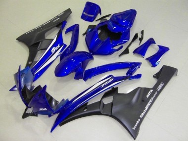 Carénage Yamaha R6 06-07 - Bleu Noir en Ligne
