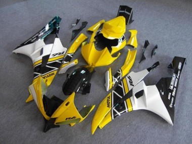 Carénage Yamaha R6 06-07 - Jaune Noir en Ligne