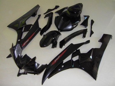 Carénage Yamaha R6 06-07 - Style OEM Noir en Ligne