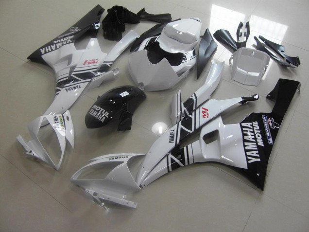 Carénages Yamaha R6 06-07 - Noir Blanc Carénages Yamaha R6 06-07 - Noir Blanc