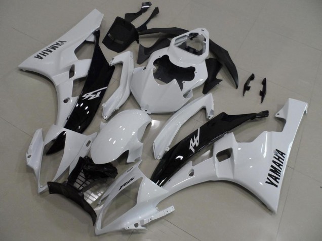Carénage Yamaha R6 06-07 - Blanc et Noir Carénage Yamaha R6 06-07 - Blanc et Noir