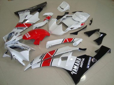 Carénages Yamaha R6 06-07 - Rouge Blanc Noir en Ligne