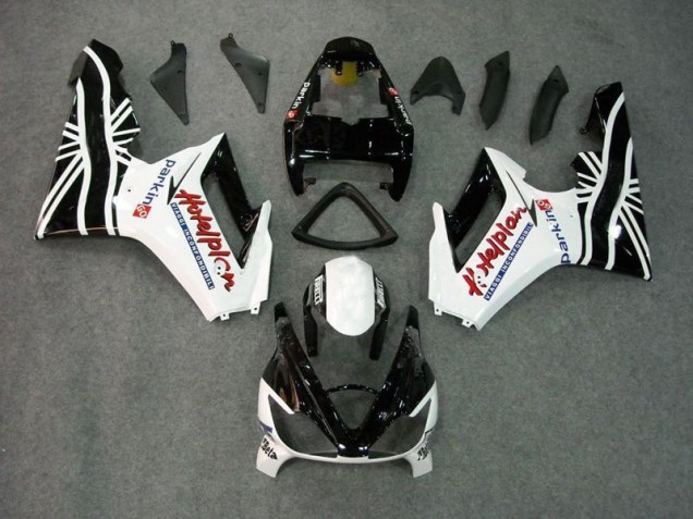 Carénage Triumph Daytona 675 Triple 06-08 - Noir Blanc Carénage Triumph Daytona 675 Triple 06-08 - Noir Blanc