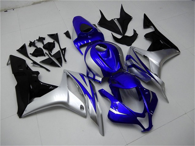 Carénage Honda CBR 600 RR 07-08 - Bleu Argent Noir