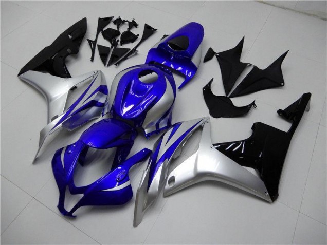 Carénage Honda CBR 600 RR 07-08 - Bleu Argent Noir
