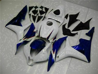 Carénage Honda CBR 600 RR 07-08 - Blanc Bleu en Ligne