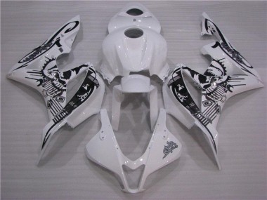 Carénages Honda CBR 600 RR 07-08 - Noir Blanc en Ligne
