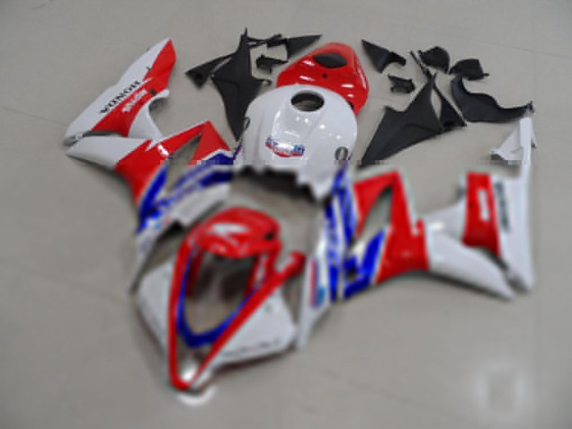 Carénage Honda CBR 600 RR 07-08 - Blanc Rouge Bleu Motul