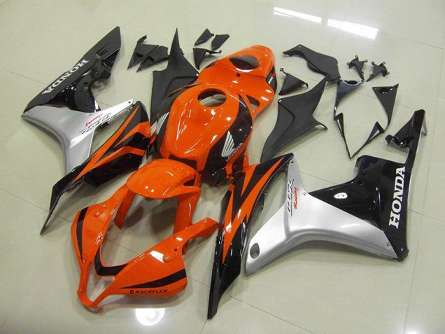Carénages Honda CBR 600 RR 07-08 - Orange Argent Noir Carénages Honda CBR 600 RR 07-08 - Orange Argent Noir