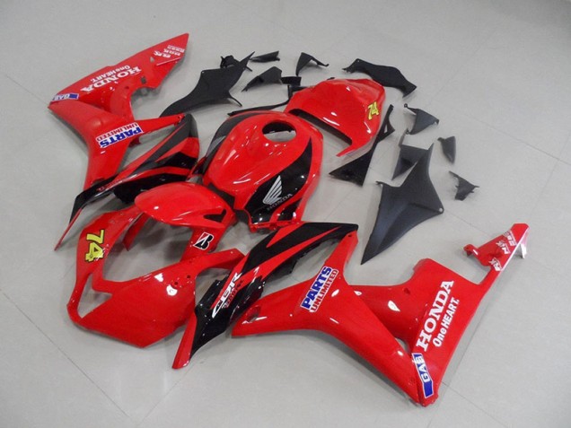 Carénage Honda CBR 600 RR 07-08 - Rouge Noir Courses Carénage Honda CBR 600 RR 07-08 - Rouge Noir Courses