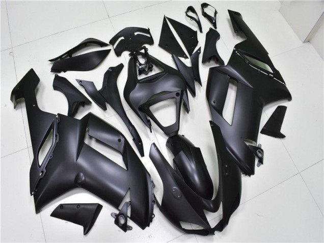 Carénage Kawasaki ZX6R 07-08 - Noir Mat