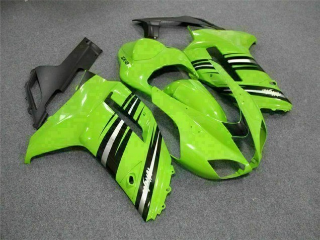 Carénage Kawasaki ZX6R 07-08 - Vert Noir