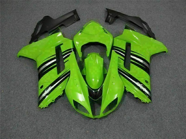 Carénage Kawasaki ZX6R 07-08 - Vert Noir