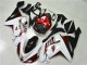 Carénage Kawasaki ZX6R 07-08 - Blanc Noir Rouge