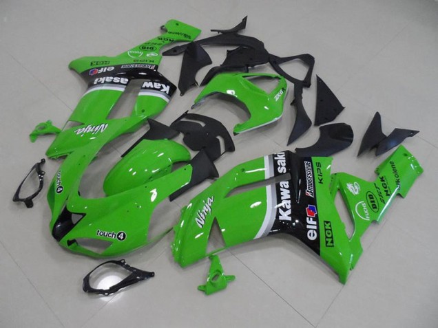 Carénage Kawasaki ZX6R 07-08 - Vert Arrow