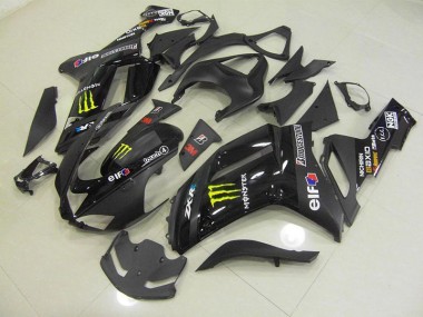 Carénage Kawasaki ZX6R 07-08 - Noir Monster en Ligne