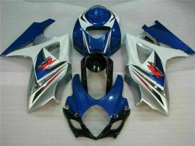 Kit Carénages Complet Suzuki GSXR 1000 K7 07-08 - Bleu Blanc Kit Carénages Complet Suzuki GSXR 1000 K7 07-08 - Bleu Blanc