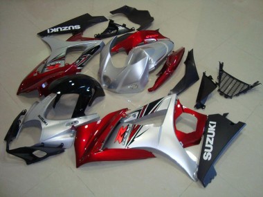 Carénage Suzuki GSXR 1000 K7 07-08 - Rouge Noir Argent en Ligne