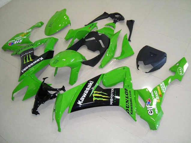 Carénages Kawasaki ZX10R 08-10 - Vert Monster