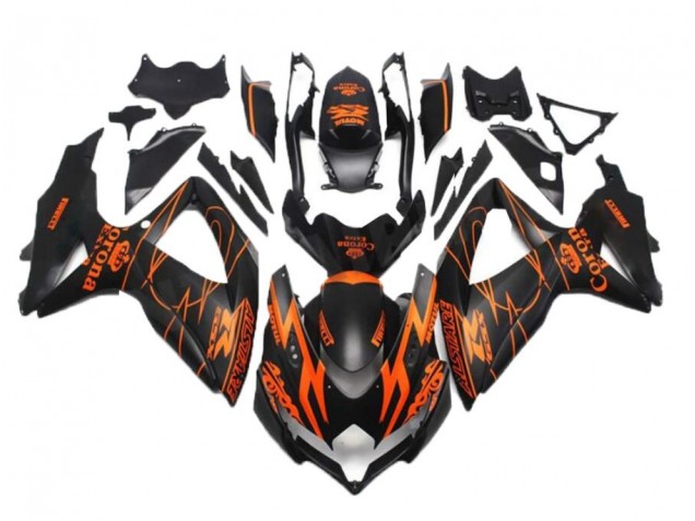 Carénage Suzuki GSXR 600 / 750 K8 08-10 - Noir Orange