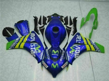 Carénage Honda CBR 1000 RR 08-11 - Vert Bleu en Ligne