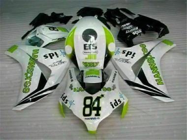 Carénage Honda CBR 1000 RR 08-11 - Blanc Vert Hannspree 84 en Ligne