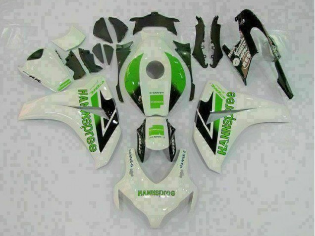 Carrosserie Honda CBR 1000 RR 08-11 - Vert Blanc Carrosserie Honda CBR 1000 RR 08-11 - Vert Blanc